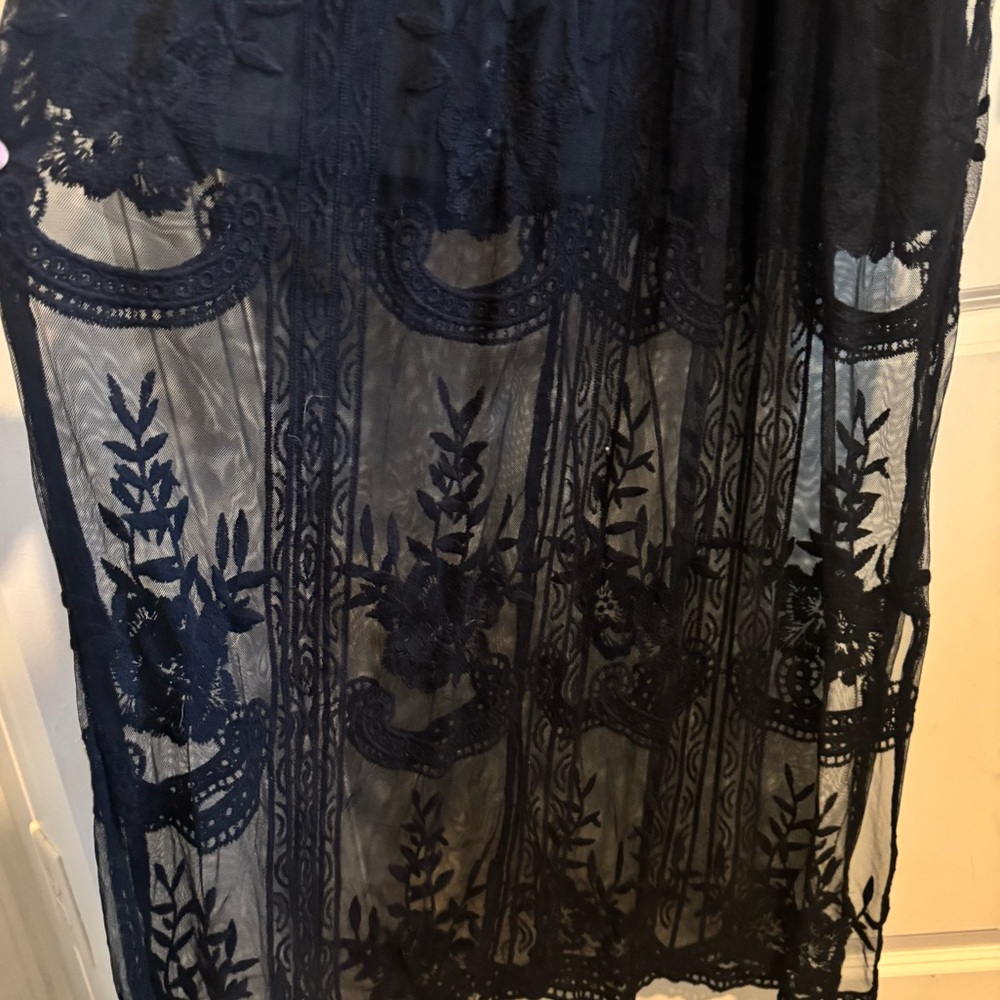 Altar’d State Black Lace Dress NWOT Size Large - Picture 2 of 10